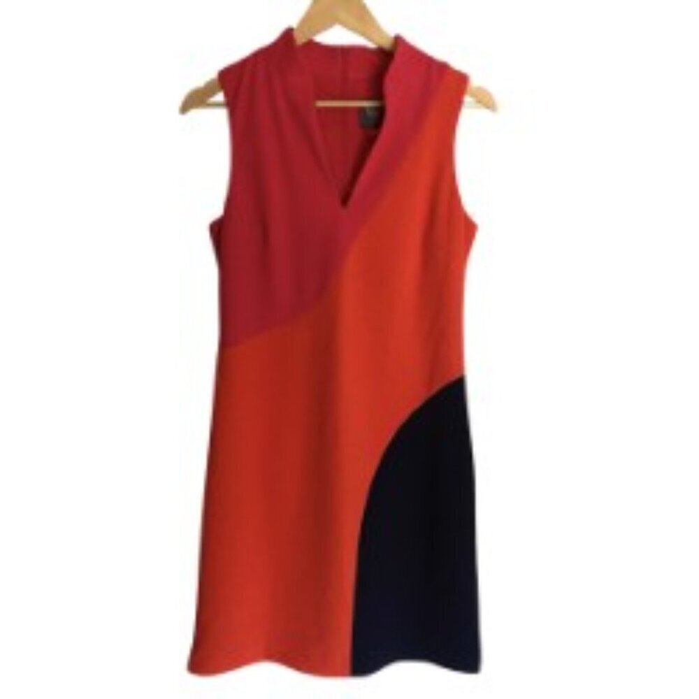 Vince Camuto Colorblock Sleeveless Dress 6